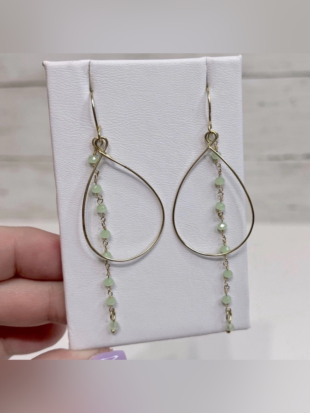 NEW Boho Beadwork Dangle Earring - Picture 4 of 4